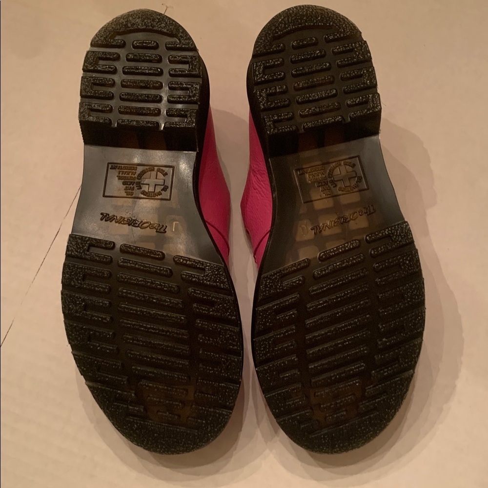 New no box Doc Dr. Martens Pink double strap so cute Shoes for Women size 6 USA - Picture 4 of 8